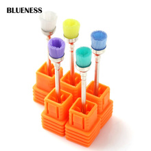 Blueness 1 шт. 5 видов цветов инструменты для очистки ногтей дрель щетка для маникюра электрическая машинка для маникюра аксессуары для ногтей щетка для очистки ногтей 2024 - купить недорого