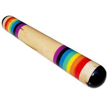 Crianças rainmaker instrumento de madeira brinquedo único anel tubo ritmo brinquedos musicais instrumento de percussão presente para crianças 2024 - compre barato