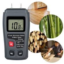 Moisture Meter Damp Meter Digital Wood Moisture Meter with Battery Handheld Moisture Tester Detector Humidity Measuring 2024 - buy cheap