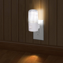 Luminária led para parede de emergência, iluminação residencial com tomada ue/eua, 3w, lâmpada de cabeceira para economia de energia 2024 - compre barato