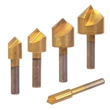 CNIM Hot  Chamfering Countersink Drill Bit Set 5 Pc- 1/4 to 3/4 inch - 6mm 10mm 13mm 16mm 19mm for Wood Metal Quick Change Dri 2024 - buy cheap