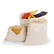 Reusable Cotton Drawstring Storage Bag Fruit Vegetable Rice Bread Seeds Spices Nut Milk Organizer Pouch Shopping Storage Bag 2024 - buy cheap