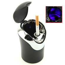 Ashtray For Car Use Replace The Removable With LED Lamp Cover Battery Auto Supplies For 12V Car 2024 - buy cheap