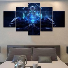 5 Pieces Anime Fate Grand Order King Hassan Poster Canvas Printed Pictures Home Decor Living Room Wall Art Modular Painting 2024 - buy cheap