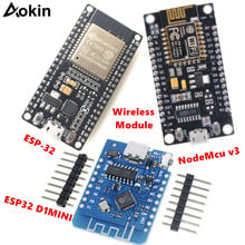 Wireless module NodeMcu v3 ESP32 D1MINI Lua WIFI development board ESP8266 with pcb Antenna and usb port ESP-12E CH340 2024 - buy cheap