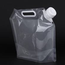 1Pcs Portable 3L Foldable Drinking Water Bag for Outdoor Camping Hiking Riding Folding Collapsible Car Water Carrier Container 2024 - buy cheap