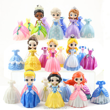 Magiclip Princess Magic clip Dress PVC Action Figures Qposket Collectible Dolls Girls Kids Toys for Baby Children 2024 - buy cheap