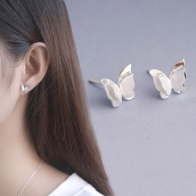 Women 1Pair Girls 2020 New Arrival Fashion Jewelry Beautiful Stud Earring Small Valentines Gift Drawbench Butterfly Cute 2024 - buy cheap