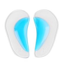 1 Pair Flatfoot Silicone Insoles Within Eight Toe Foot Orthotic Varus Correction X Type Legs Shoes Pad Insoles Foot Care Suppor 2024 - buy cheap