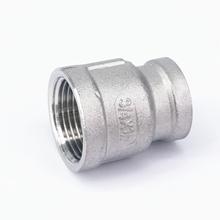 Redutor de rosca fêmea bsp 3/4 ", adaptador de conector de aço inoxidável 1/2 para encaixe de tubulação, 304" 2024 - compre barato