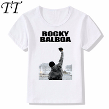 Boy And Girl Print Rocky Balboa T-shirt Children Short Sleeve O-neck Fashion Sylvester T Shirts Kids Tops Tee Baby Clothes 2024 - buy cheap