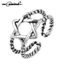 Женское Звездное кольцо Cxwind, модное кольцо с Соломоновой шестигранной звездой, защита от солнца, подарок для женщин 2024 - купить недорого