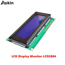 Monitor de tela lcd lcd2004 2004, 20x4, 5v, personagem, tela de luz de fundo azul e iic i2c para arduino uno mega r3 2024 - compre barato