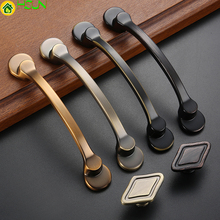 High Quality American Style Black Handles for Furniture Drawer Cabinet Kitchen Pull Handles Knobs Handle Wardrobe Z-1131 2024 - buy cheap