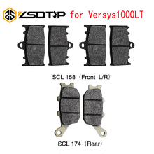 ZSDTRP Motorcycle Front & Rear Brake Pads For Kawasaki Versys 1000 LT 2012-2015 Brake Disks 2024 - buy cheap