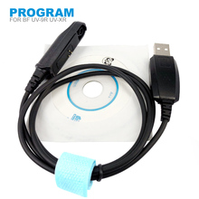 BaoFeng-Cable de programación USB para walkie-talkie UV 9R UV-9R Plus, GT-3WP, BF-A58, UV-XR, resistente al agua, con CD de controlador 2024 - compra barato