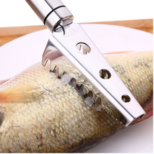 1Pcs Stainless Steel Fish Cleaning Tools Remover Fish Scaler Knife Skin Cleaner Brush Fish Scraper Kitchen Seafood Tool S3 2024 - buy cheap