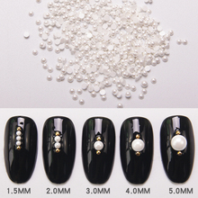 HNUIX-perlas de imitación para decoración de uñas, perlas para decoración de uñas acrílicas 3D, novedad 2024 - compra barato