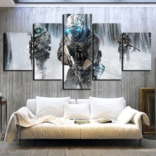 5 Piece Canvas Art Ghost Recon Game Poster Picture Modern Oil Painting for Living Room Wall Decor Fantasy Art 2024 - buy cheap