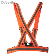 Green / Orange Security Safety Reflective Vest Luminous Belt Stripe Straps For Night Running Jogging Biking LTT9231 2024 - buy cheap