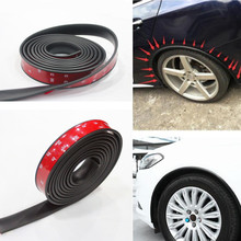 2.8 Meter Cars Trucks Rubber Black Car Fenders Extension Wheel Eyebrow Strip Protector For SUV BMV 2024 - buy cheap