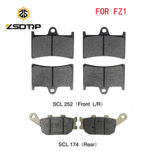 ZSDTRP Motorcycle Front Brake Pads Rear Brake Pads For Yamaha  FZ1 2006-2015 Brake Disks Set 2024 - buy cheap