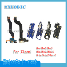 5pcs USB Port Dock Connector Charging Flex Cable For Xiaomi Mi Note 2 Max Mix 2 2s 3 Charger PCB Board Flex Replacement 2024 - buy cheap