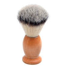 Для мужчин бритья парикмахерские кисти салон лица Борода приспособление для чистки инструмент бритвы кисточки с деревянной ручкой 2024 - купить недорого