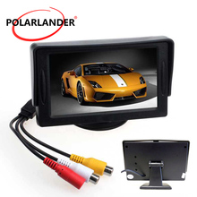 Monitor automotivo com tela lcd tft colorida de 2 canais, display de monitoramento de vídeo com suporte para câmera traseira, prioridade reversa, 4.3 2024 - compre barato