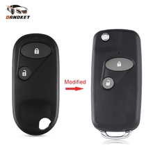 Dandkey 2 Button Modified New Remote Key Shell Case For Honda Element  Accord Civic HRV S2000 Jazz CR-V Flip Folding Key Cover 2024 - buy cheap