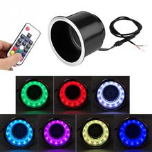 Plastic RGB LED Light Drink Cup Holder with Remote Control Marine Boat Car Truck RV Car RGB Cup Holder 2024 - buy cheap