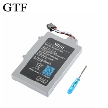 GTF 3.7V 3600mAh Rechargeable Li-ion Battery Pack for Wii U Gamepad 3600mAh game batteries 2024 - buy cheap
