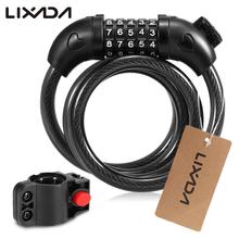 Lixada Bicycle Coded Wire Lock Steel  Anti-theft 5-Digit Coded Lock Waterproof Safety Cable Chain Lock for Mtb  Bike 2024 - buy cheap