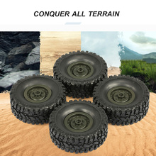 4PCS 65mm Military Truck Tire for 1/16 WPL B-14 B-24 B-16 B-36 C-14 C-24 RC Car Parts 2024 - buy cheap