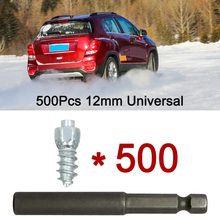 New 500Pcs Car Tires Studs Screw Snow Tire Studs Spikes Wheel Tyres Snow Chains Studs for Car Motorcycle Tires Winter Universal 2024 - buy cheap