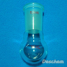 25ml,24/40,Single-Neck,Round Bottom Glass Flask,1 Neck,Lab Boiling Vessel 2024 - buy cheap