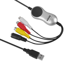 Ezcap USB 2,0 видео Захват HD видео конвертер рекордер Easycap аналоговый видео аудио в цифровой формат для Windows 10 8,1 7 2024 - купить недорого