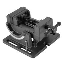 3in/4in Cast Iron Tilting Drill Press Vise 0-90° Tilt Heavy Duty Guide Rod Bench Clamp Woodworking Drilling Machine Table Vise 2024 - buy cheap