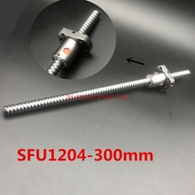 2021 Sale AXK Cnc Router Parts Linear Rail Free Shipping Sfu1204 300mm Ball Screw Rm300mm C7 Rolled And Nut For Cnc Parts 2024 - buy cheap