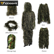IDOGEAR-traje Ghillie para caza, ropa de selva biónica 3D, tren de francotirador de bosque, camuflaje, juego de guerra, Airsoft, equipo táctico 2024 - compra barato
