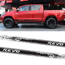 hilux revo racing splash mud adventure off road  side stripe graphic Vinyl sticker for TOYOTA HILUX vigo champ or revo 2024 - buy cheap