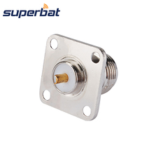 Superbat N-Type Jack Chassis 4 Hole Panel Mount with Solder Cup RF Coaxial Connector 2024 - buy cheap