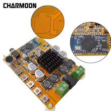 TDA7492 беспроводной Bluetooth 4,0 стерео усилитель плата модуль 2x50 Вт двухканальный с микрофоном AUX 10-25V DC Beyond TDA7492P 2024 - купить недорого