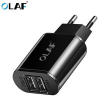 OLAF-cargador USB de 5V y 2.0A para móvil, adaptador de pared rápido para iPhone Xs, mxs, 8, 7, iPad, Samsung S9, Xiaomi Mi 8 2024 - compra barato