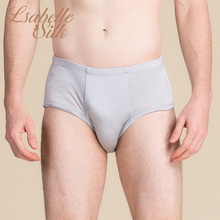 2019 New 100% Natural silk Healthy sexy men's mens men underwear men briefs calzoncillos ropa interior hombre cueca masculina 2024 - buy cheap