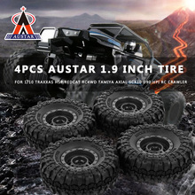 4pcs AUSTAR 110mm 1.9 Inch Rubber Tyre Tire Wheel for 1/10 Traxxas HSP Redcat RC4WD Tamiya Axial SCX10 D90 HPI RC Rock Crawler 2024 - buy cheap