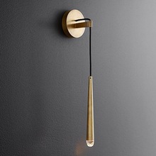 Стильная креативная Скандинавская настенная лампа в стиле пост-модерн, простой американский Ретро светильник для гостиной, спальни, прикроватная лампа, украшение 2024 - купить недорого