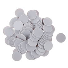100x Non-toxic Plastic Casino Poker Chips Bingo Markers Token Board Game Toy Gift gray, dia x h: approx 0.28 x 0.26 inch / 7 x 6.5 cm 2024 - buy cheap