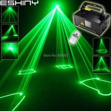 ESHINY Green 100mW Laser Lines Scanner Beam Remote DMX512 Stage Light DJ Dance Bar Xmas Home Party Disco Lighting Show B112D3 2024 - buy cheap