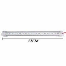 CLAITE 17cm 3W 600lm 12 SMD 5630 Waterproof IP44 LED Rigid Strip Cabinet Light 12V LED Strip lamp lighting 2024 - buy cheap